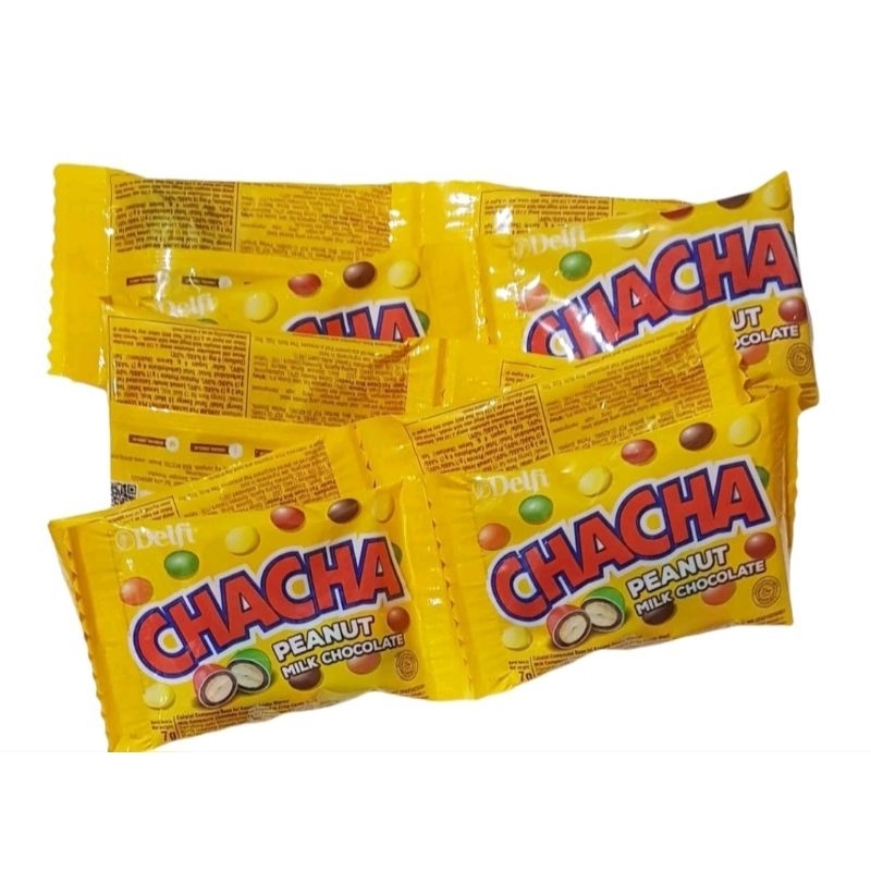 

Cha Cha Snack Peanut Milk Chocolate ChaCha Berat 7 Gram Eceran Harga Per Pcs