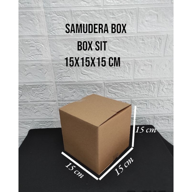 

kardus karton box uk 15x15x15 cm ST singgle wall polos