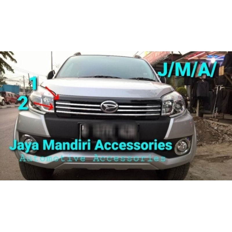 LIST GRILL RUSH TERIOS CHROME 2016 2017