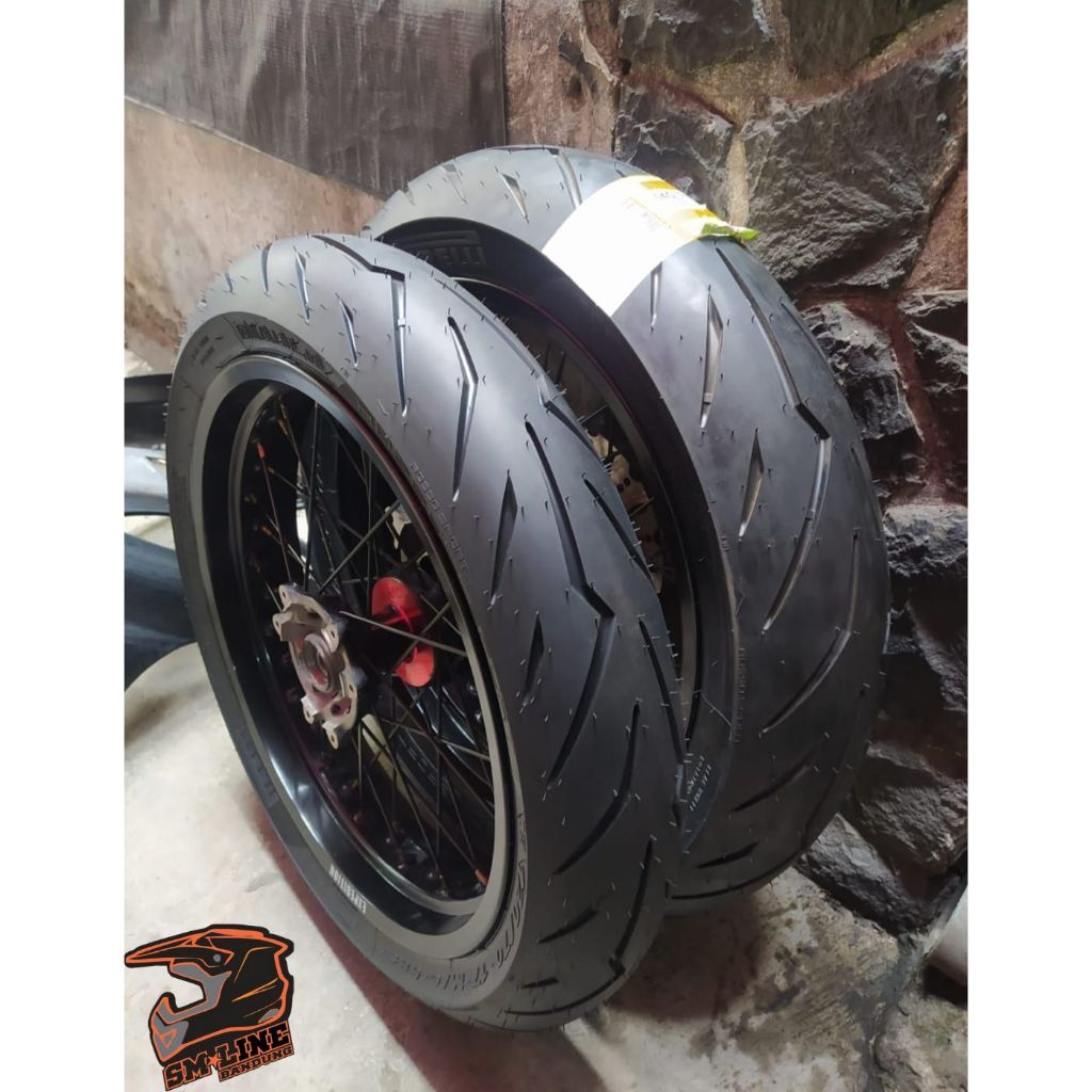 Banset Supermoto CRF150 KLX150 WR155 Ban KLX150 WR155 CRF150 Ban Pirelli Velg expedition