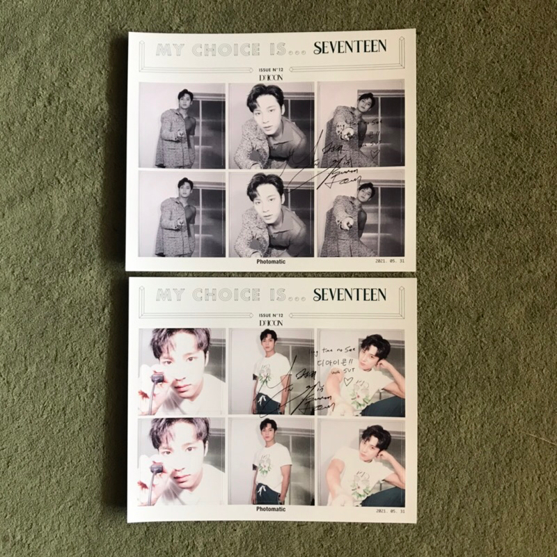 BOOKED ❌ dicon photomatic mingyu jun wonwoo