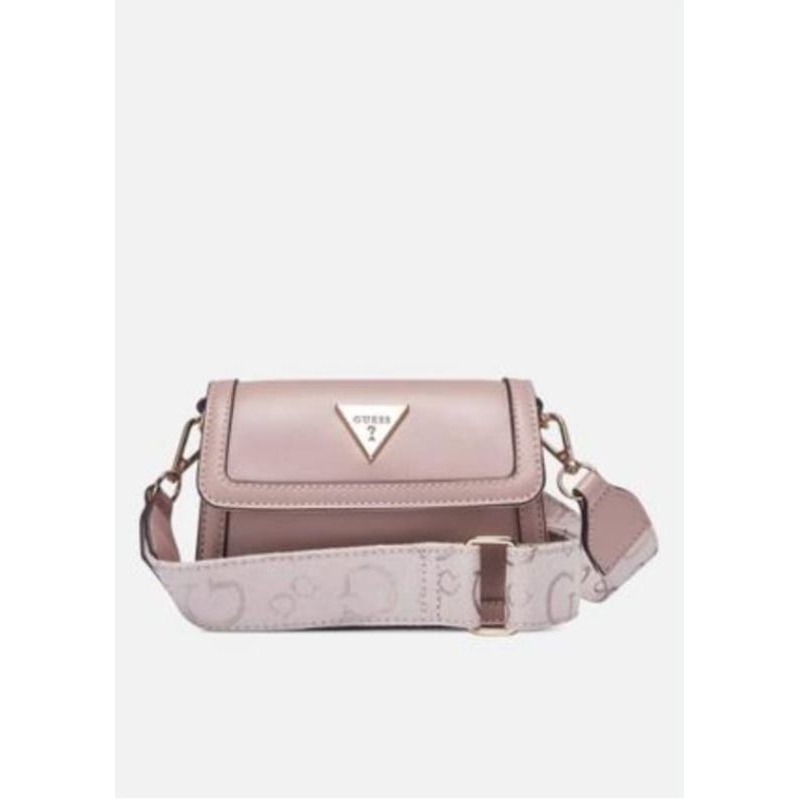 Guess tas selempang warna nude pink Ori