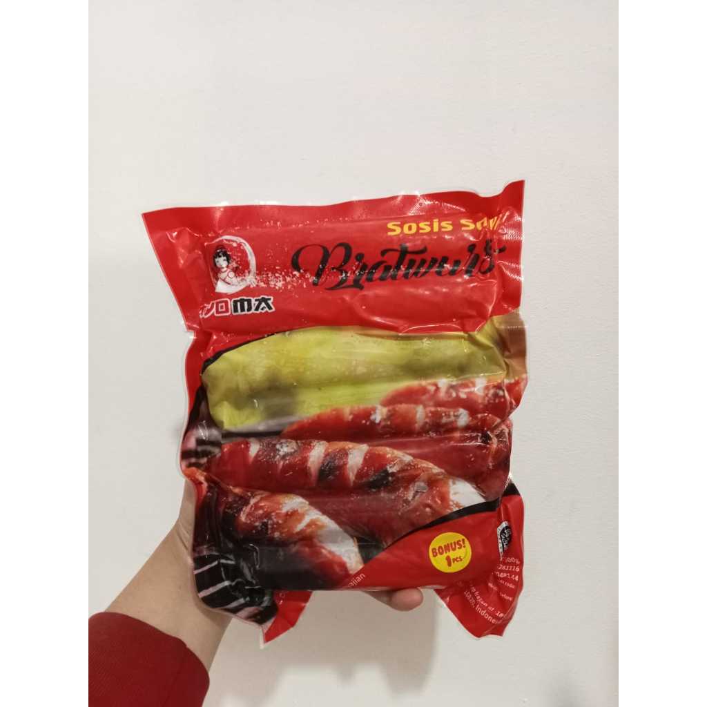 

Ayoma Sosis Jumbo Bratwurst/Ori 20x500gr (Isi 7 pcs)