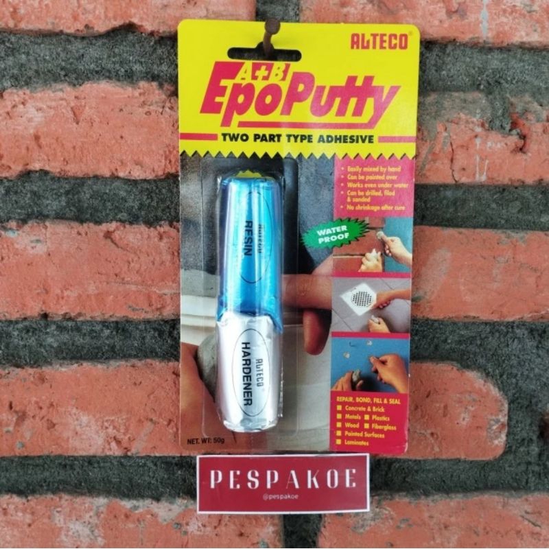 lem porting lem kapal epo putty 50 gram