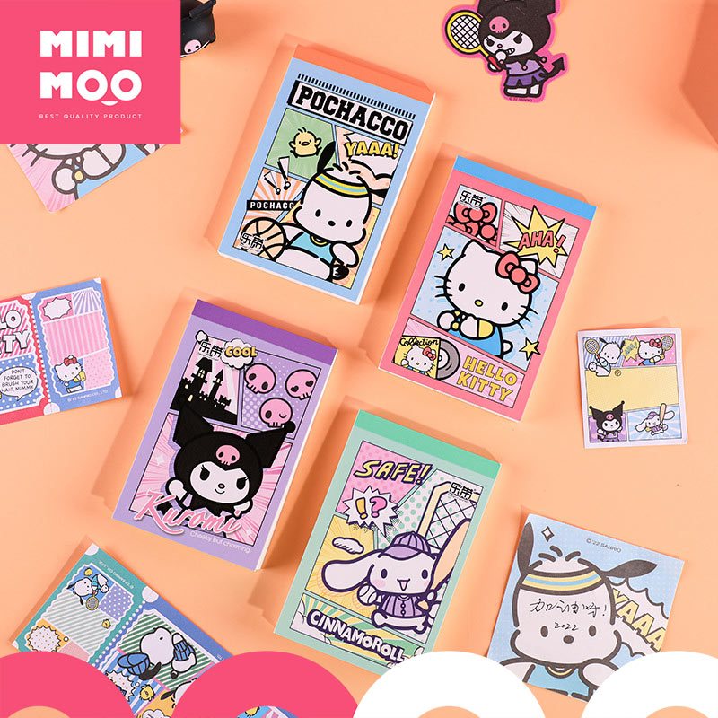 

MIMIMOO Mini Notebook Mini Memo Karakter Sanrio Cinnamoroll Kuromi