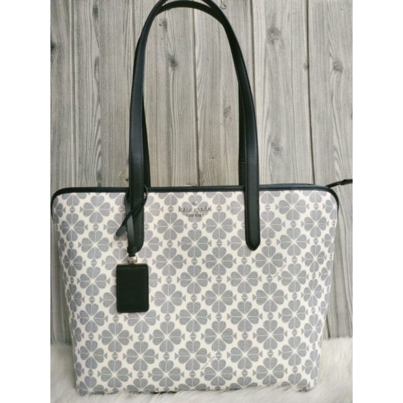 Kate Spade Kate Spade Flower Pvc Tote Navy