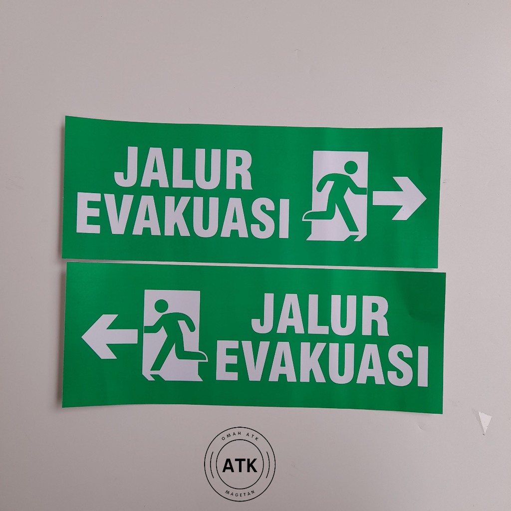 

Stiker Jalur Evakuasi - Jalur Sign Evakuasi