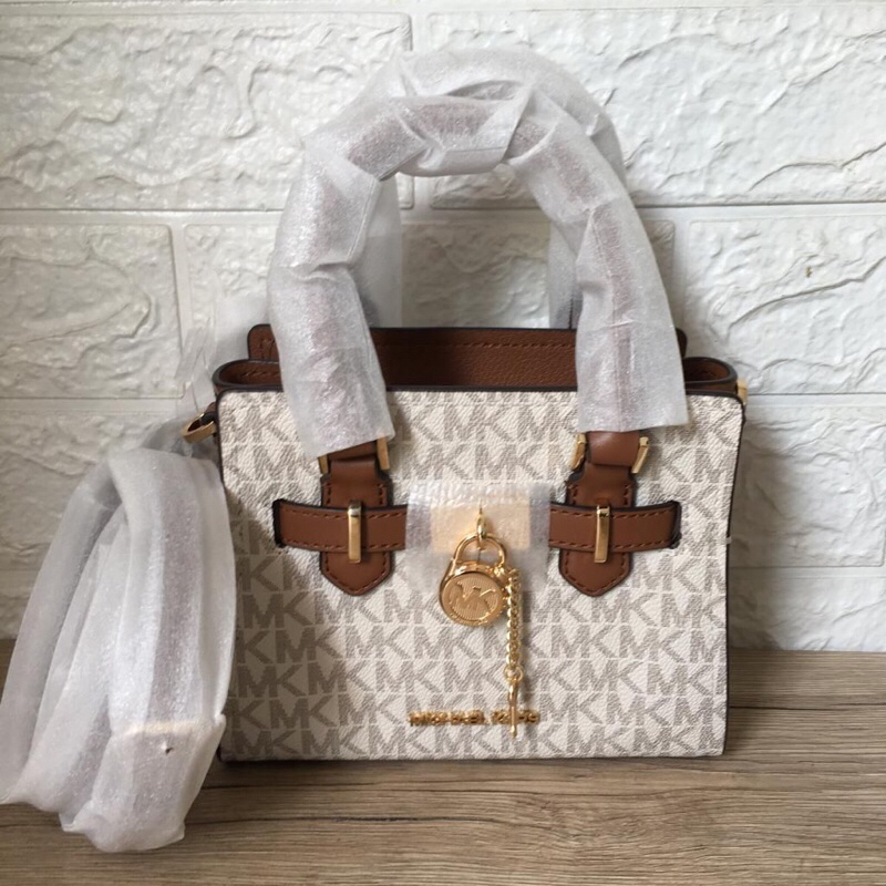 Tas MK Hamilton Mini Satchel Sign vanilla