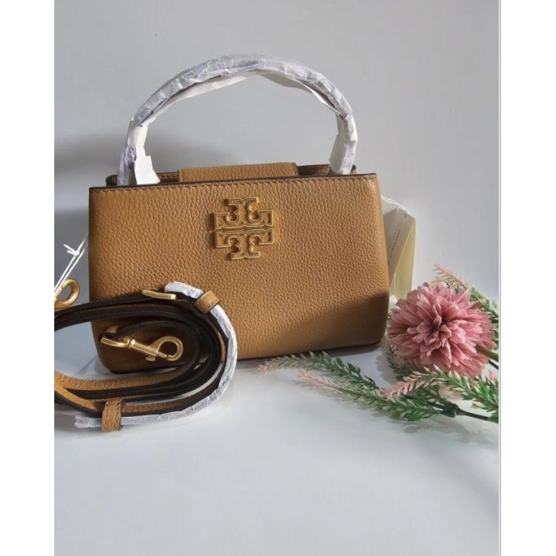 Tas selempang TB Britten Micro Satchel Tiramisu