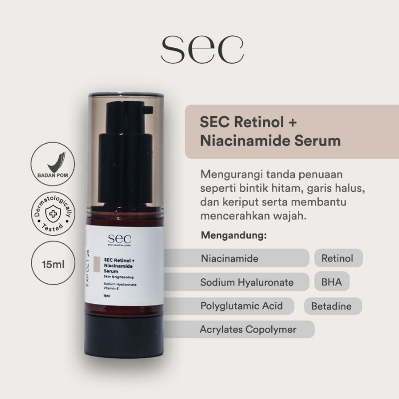 SEC Retinol + Niacinamide Serum