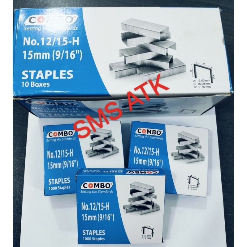 

Isi Staples Tembak Combo/staples GUNTACKER No.12/13-H, 12/15-H , 12/17-H