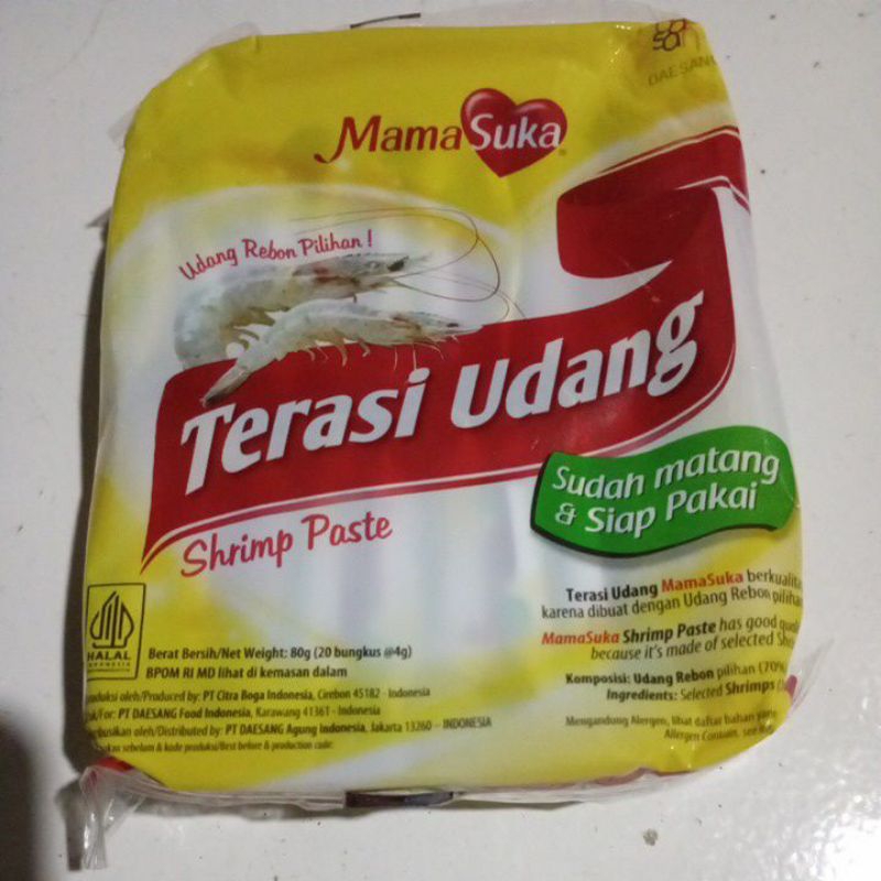 

mama suka terasi udang 20 bgkus