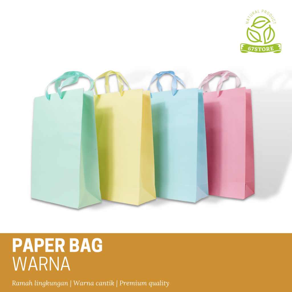 

Paperbag / Paper bag Warna / Paperbag Souvenir ukuran 22 x 6 x 31 cm