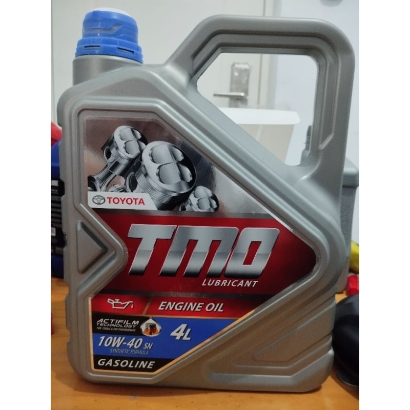 oli mobil TMO toyota 4 liter bensin 10W-40 galon