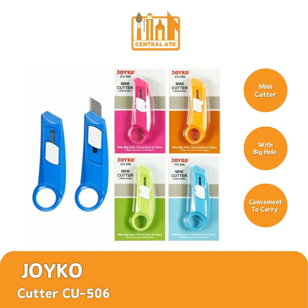 

PISAU CUTTER KECIL CU-506 JOYKO