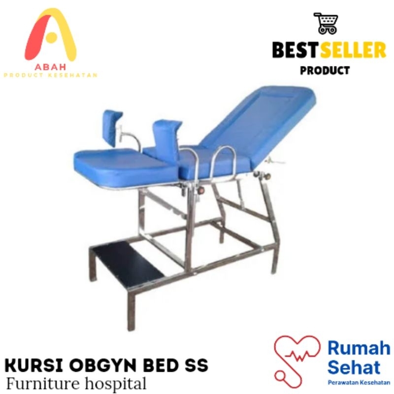 Bed obgyn / Bed persalinan stainless / Bed ginekologi / kursi obgyn