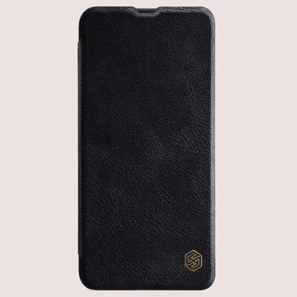 Jual SAMSUNG A50 NILLKIN Qin Leather Flipcase Flip Case Original - Hitam Berkualitas