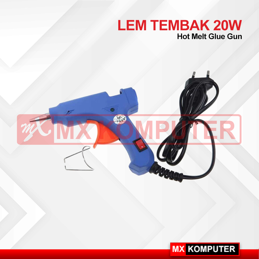

Lem Tembak 20W On Off Hot Melt Glue Gun