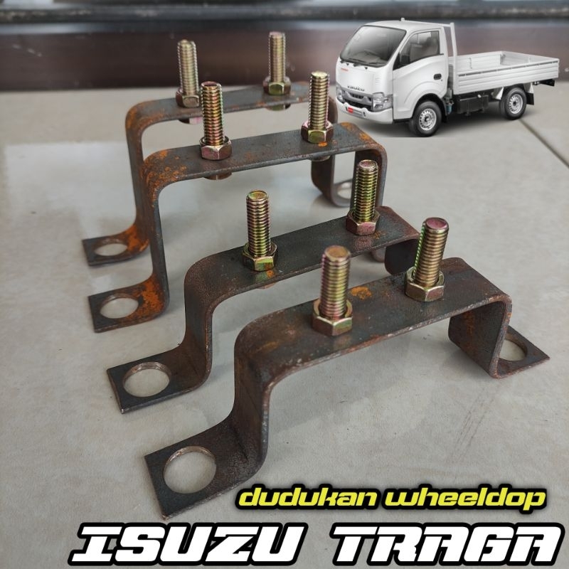 pangkon wildop isuzu traga dudukan weldop traga bracket dop traga