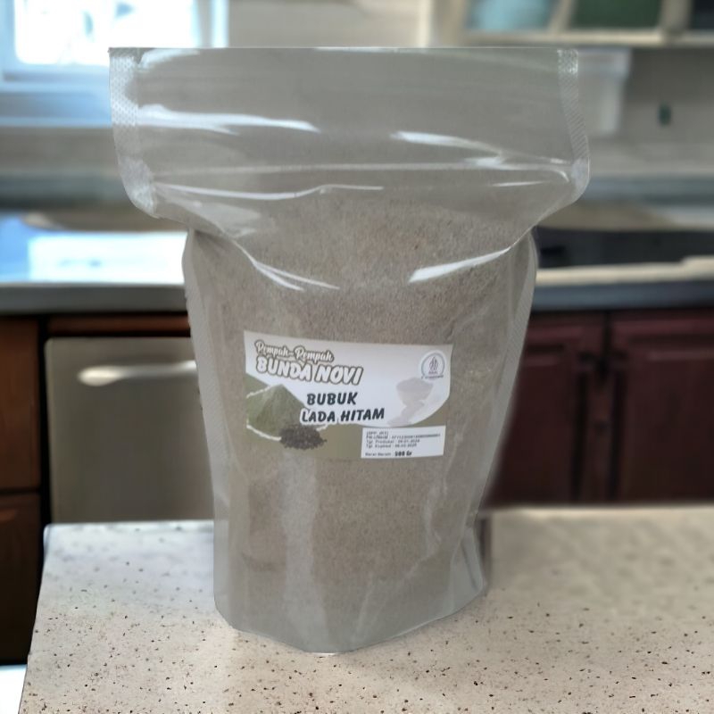 

Bubuk lada hitam 500gram/Bumbu Dapur/Lada Bubuk/Bubuk Lada/Bumbu Dapur/Bumbu Instan/Bumbu Dapur lengkap
