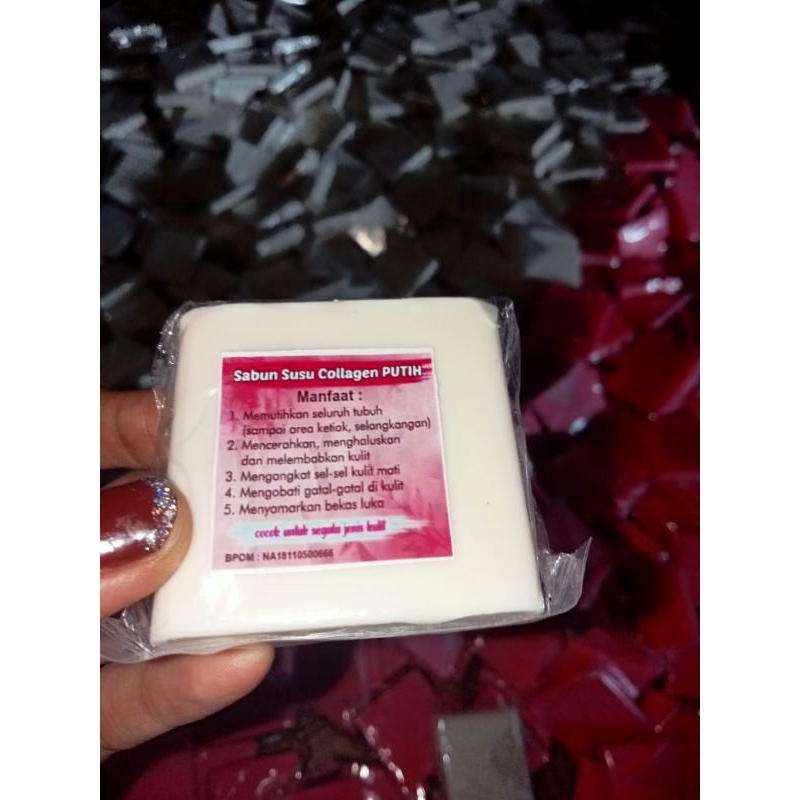 Sabun susu collagen viral/ sabun susu/sabun pemutih viral/ sabun collagen viral 12pcs