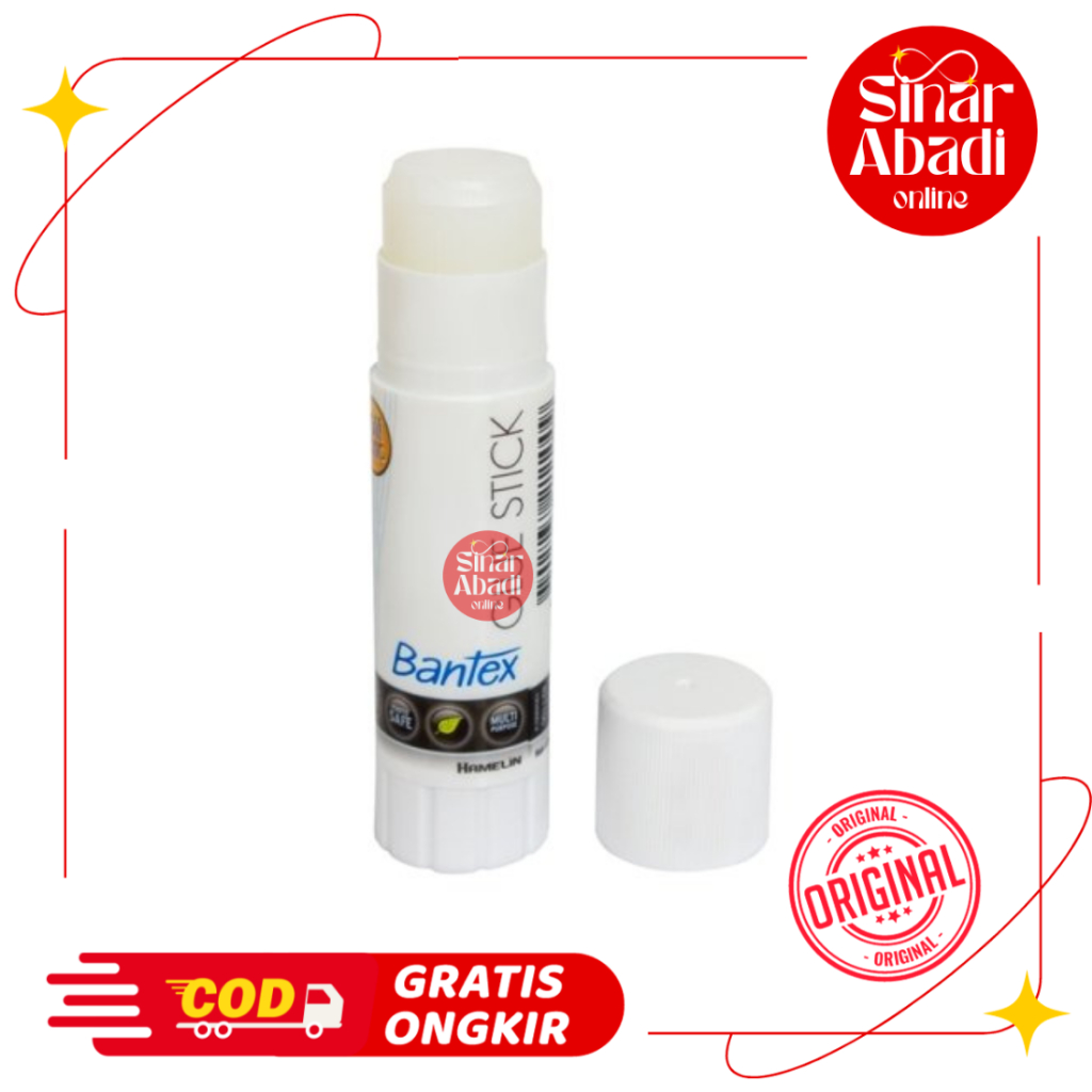 

LEM KERTAS STIK / GLUE STICK BANTEX 22 GRAM