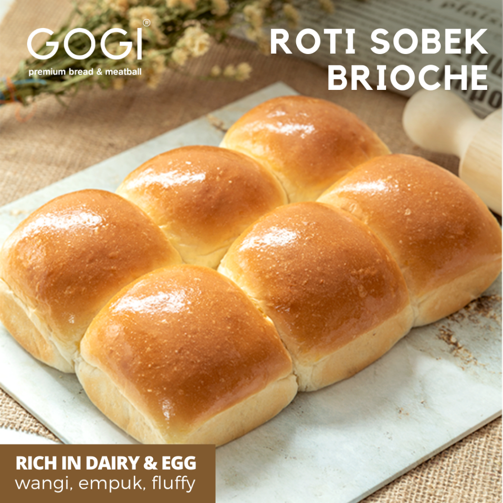 

Roti Sobek Brioche Roti Kasur Empuk Roti Bantal Sobek Roti Pillowbread