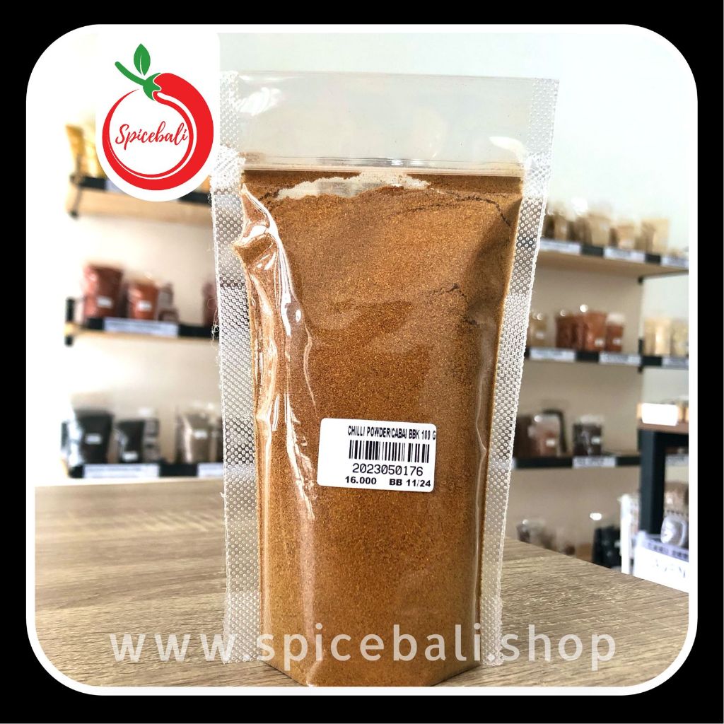 

Cabai Bubuk Super 100 gr / Hot Chilli Powder 100 gr / Chilli Ground / Cabe Bubuk / Cabe