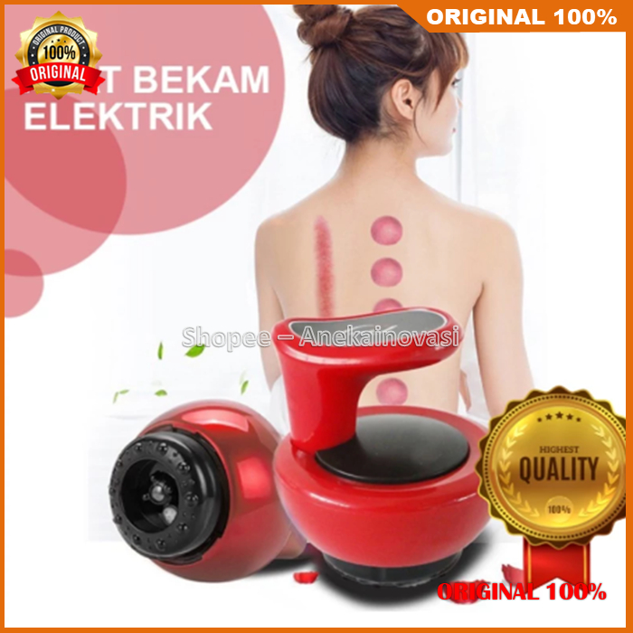 Alat Kerok Bekam Elektrik Bisa Pijat Kop Elektrik Bekam 100% ASLI ORIGINAL