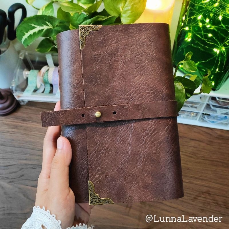 

Brown Mini Traveler's Journal Pocket Size A6 100 lembar