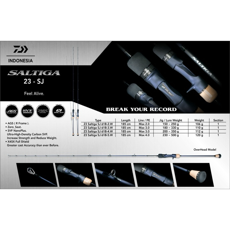 Joran OH Daiwa Saltiga SJ New 2023