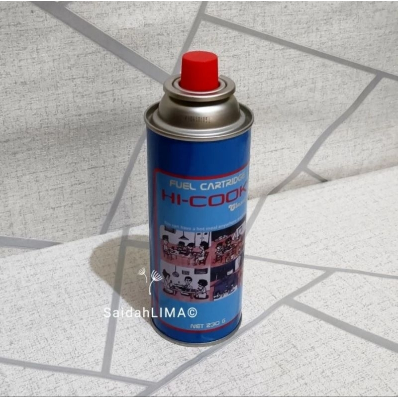 Tabung Gas Mini HiCook - Gas Kompor Portable Outdoor Original 230 Gr