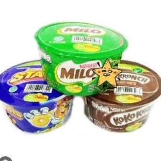 

Milo, Choco crunch, Star crunch CUP