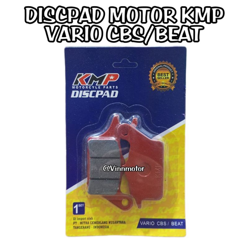 KAMPAS REM CAKRAM (DISCPAD) KMP MOTOR VARIO CBS/BEAT