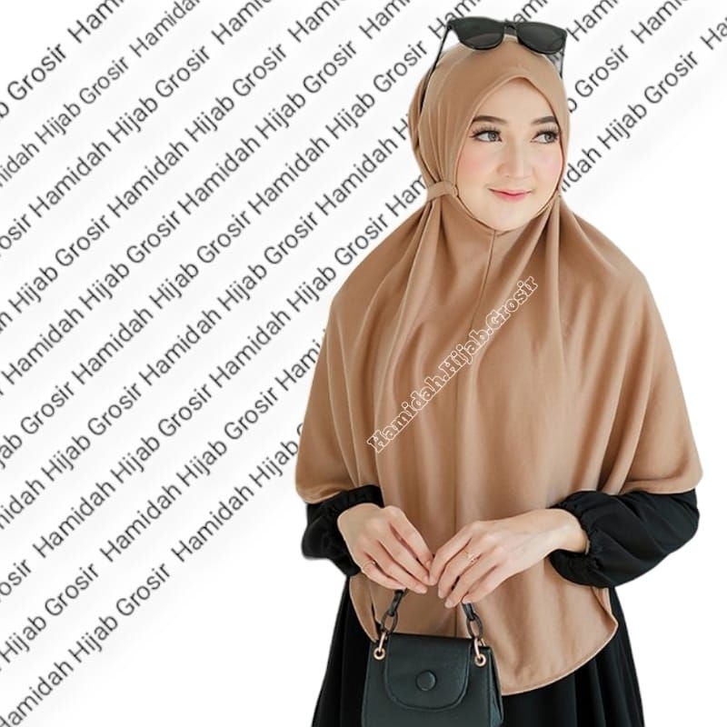 BERGO MARYAM JUMBO BAHAN JERSEY / bergo jersey / jilbab instan / jilbab jersey