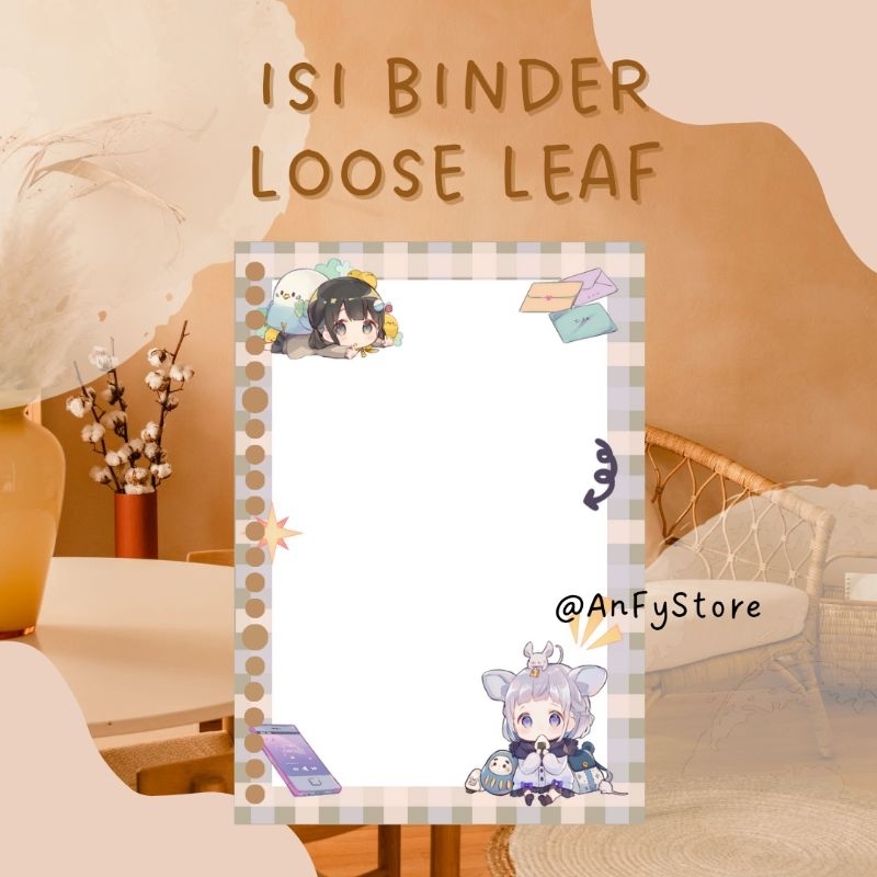 

10 Pcs Isi Binder Loose Leaf A5