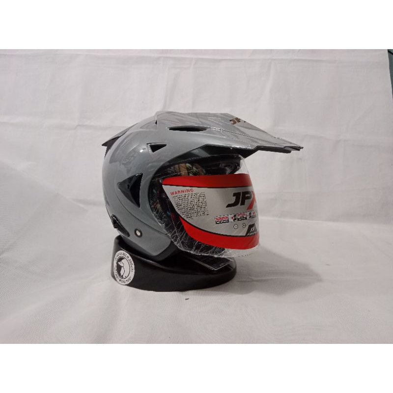 HELM JPX SUPERMOTO HALF CROSS  DOBLE KACA ORIGINAL