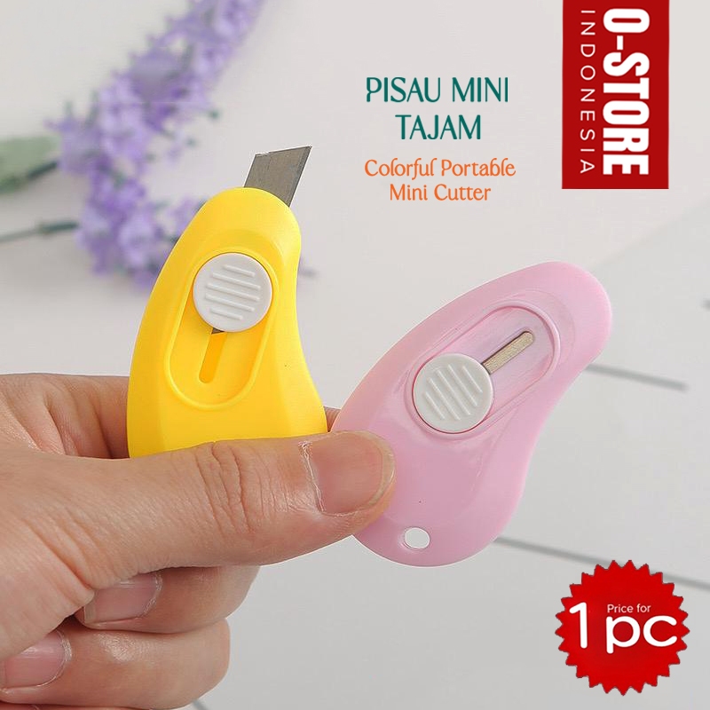 

Cutter MIni Aesthetic Pisau Kertas Murah Cutter Kantor Tajam Cutter Pemotong Mini Novus