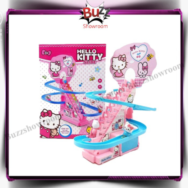 

Climbing Berkualitas Mainan Unik Track Rel Anak Hello Kitty Naik Tangga Balap Seluncur