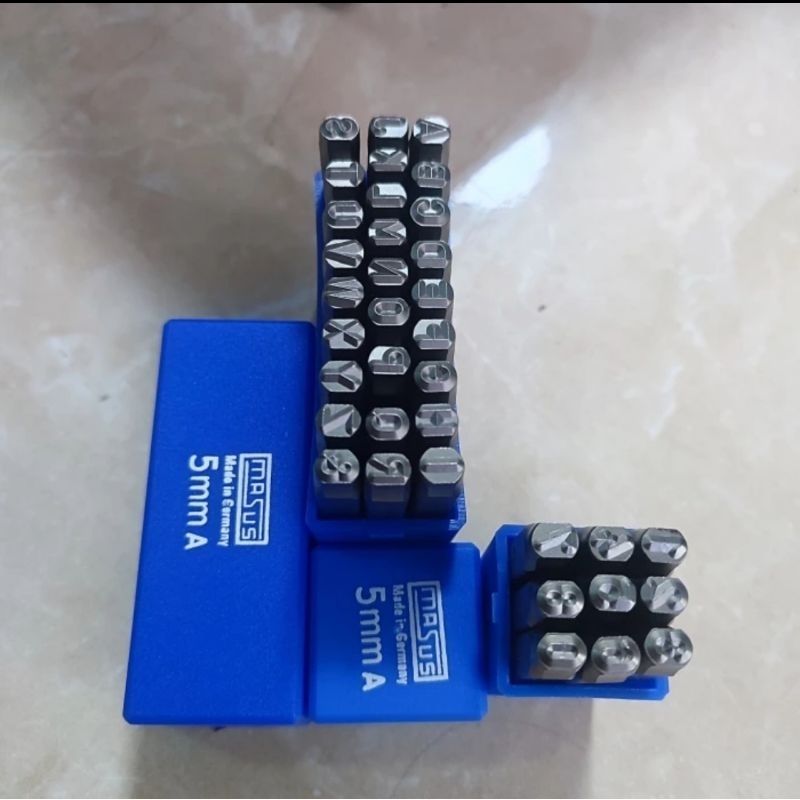 Hurup Dan Angka Ketok 5 mm Alat Ketok HurupAngka Masus Germany 5 mm