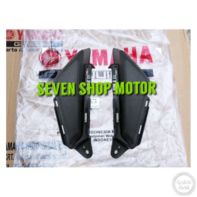 MOLE SIDE COVER SAMBUNGAN BODY KECIL KANAN KIRI X-RIDE XRIDE 125 HITAM PART ORIGINAL YAMAHA