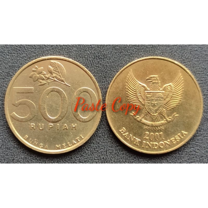 uang kuno koin 500 rupiah melati kecil