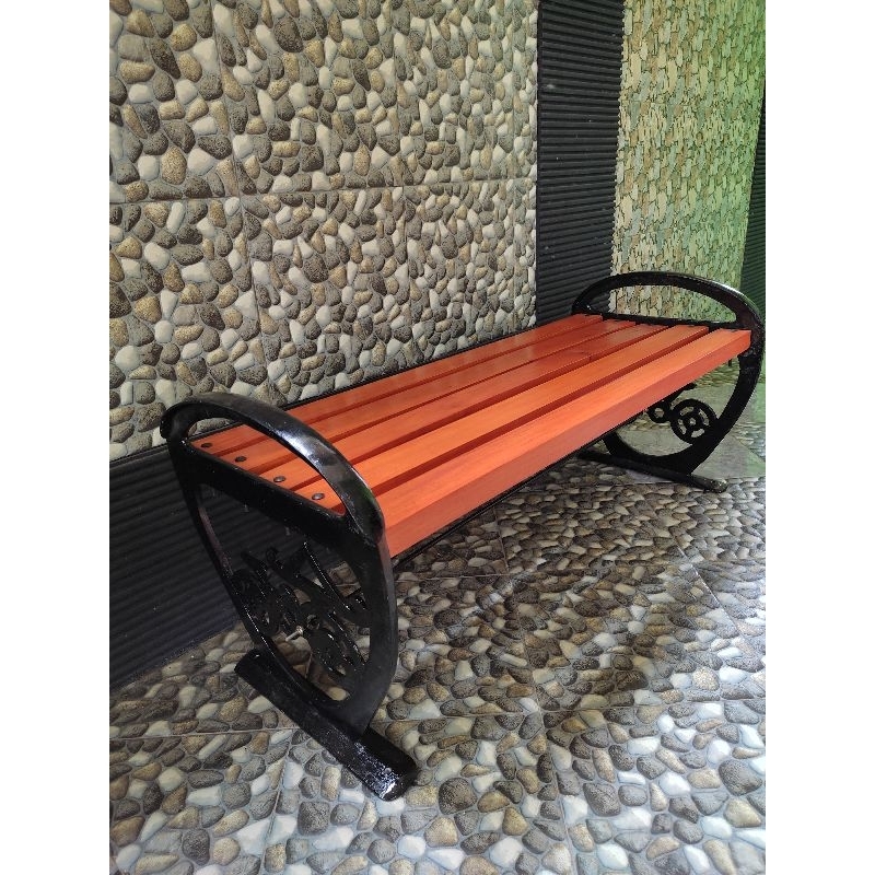 kursi besi taman minimalis kursi taman outdor bermotif terlaris