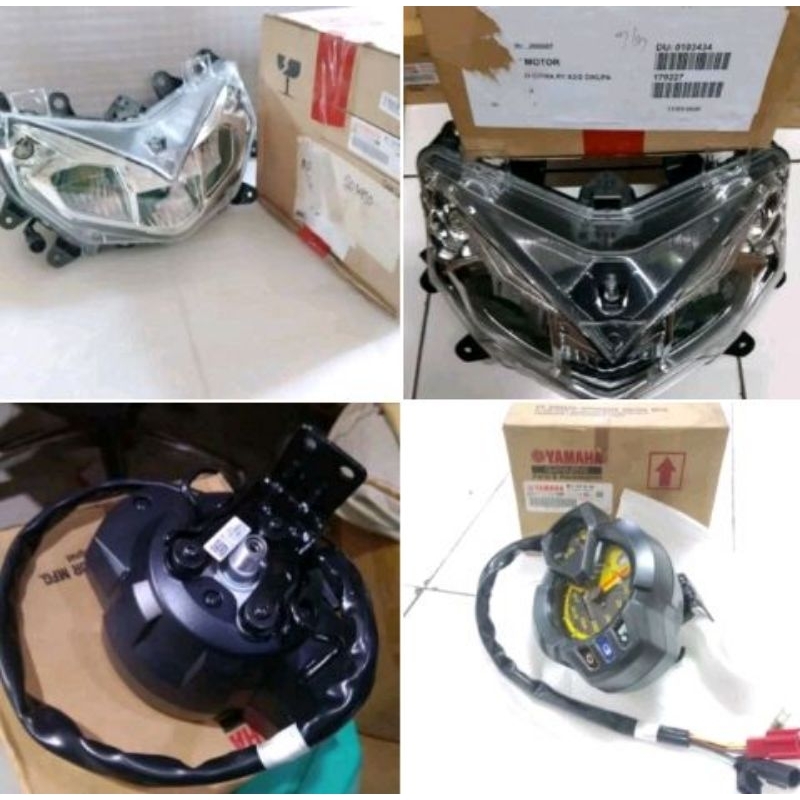 SPEDOMETER DAN LAMPU DEPAN AEROX 125 ORIGINAL