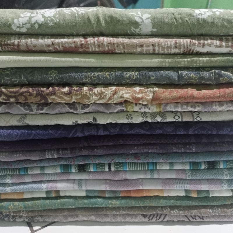 Kain Rayon Viscose Motif Potongan 2 Meter Up