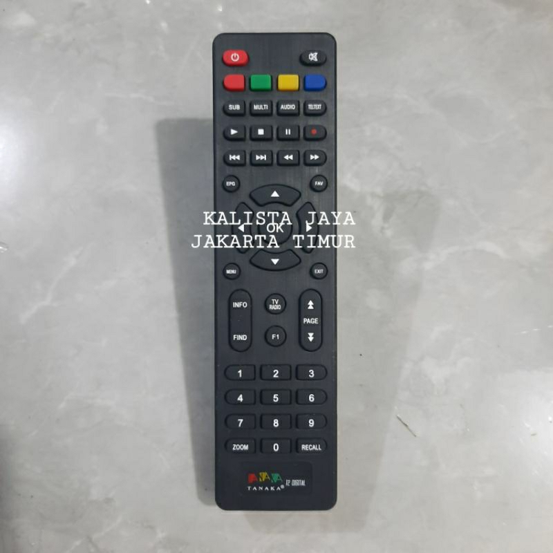 REMOTE REMOT RECEIVER AAA TANAKA 12 DIGITAL ORIGINAL ASLI