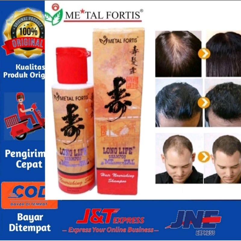[BISA COD] Shampo Penumbuh & Pemanjang Rambut 2 Minggu |  Metal Fortis BPOM