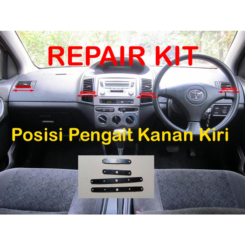 Repair Kit Pengait kisi kisi ac vios gen 1 Vios Old 2004_2006