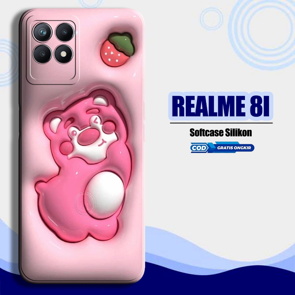 Casing Hp Realme Narzo 8i  - [Fashion Case KARTUN LOTSO] - Case Hp Realme Narzo 8i -JUSTYCE.ID - Sof