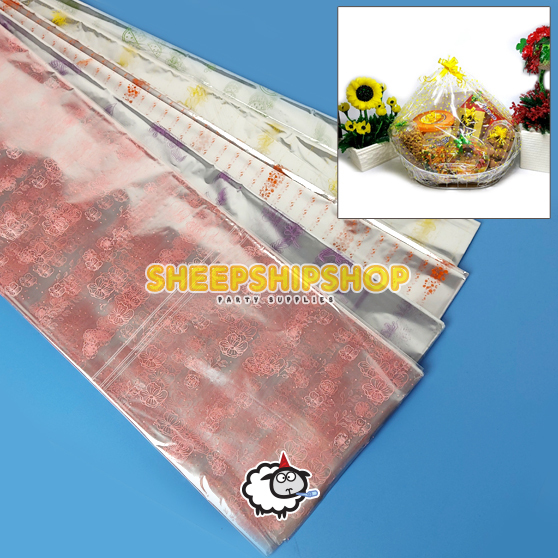 

Termurah [ ISI 50PCS ] PLASTIK PARCEL KACA MOTIF UK.70X80 cm Plastik Bingkisan Lebaran Idul Fitri